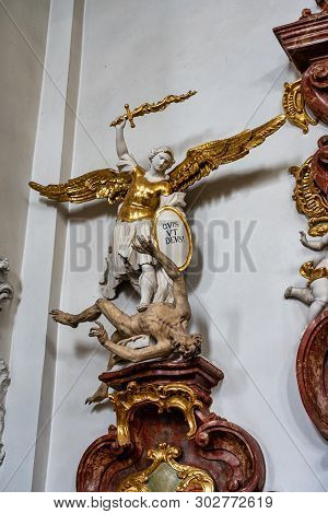 Basilica Of Goessweinstein In Upper Franconia, Bavaria In Germany
