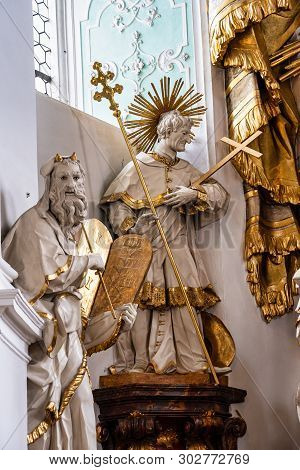 Basilica Of Goessweinstein In Upper Franconia, Bavaria In Germany