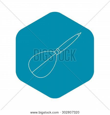 Dart Arrow Icon. Outline Illustration Of Dart Arrow Vector Icon For Web