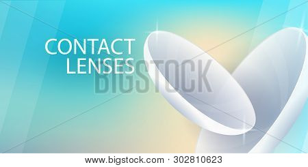 Banner Contact Lenses Vector Photo Free Trial Bigstock