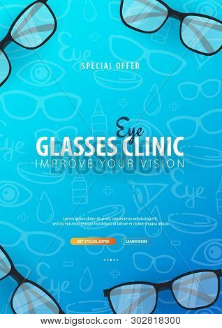 Banner Glasses Clinic Vector Photo Free Trial Bigstock