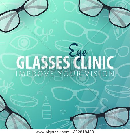 Banner Glasses Clinic Vector Photo Free Trial Bigstock