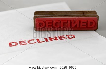 Declined Stamp And Form