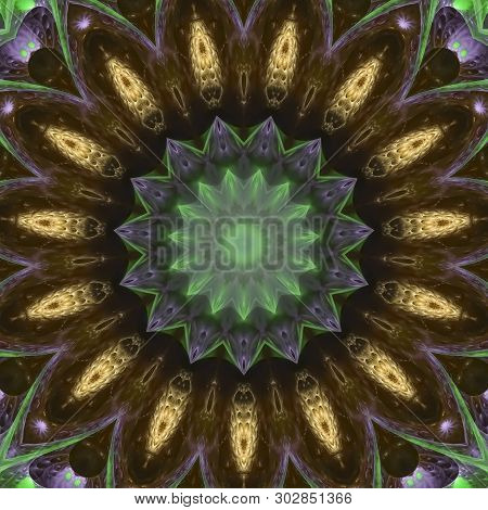 Kaleidoscope Abstractart Beautiful Fantasy Fractal Graphic Illustration