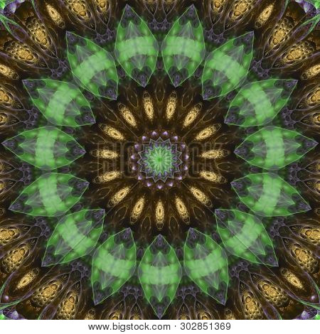 Kaleidoscope Abstractart Beautiful Fantasy Fractal Graphic Illustration