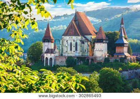 Beautiful Medieval Architecture Of Biertan Fortified Saxon Church In Romania Protected By Unesco Wor
