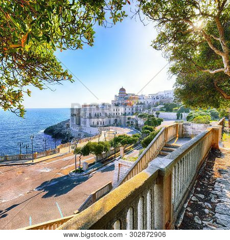 Beautiful Coastal Town In  Santa Cesarea Terme In Salento Region Of Italy. Villa Sticchi In Salento 