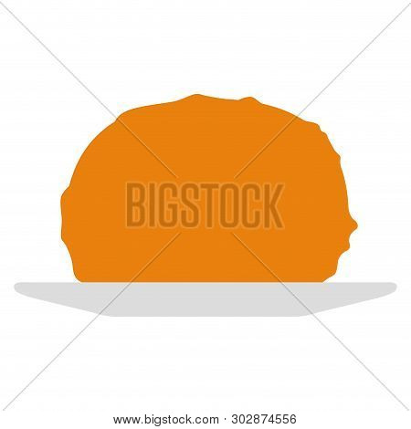 Isolated Papa Rellena On A White Background - Vector
