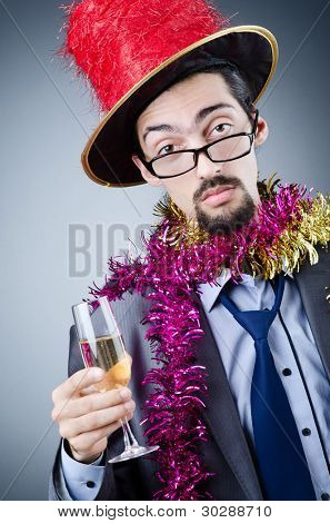 Zauberer in der Business-Anzug