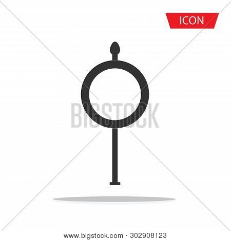 Signpost Icon Vector Isolated On White Background.