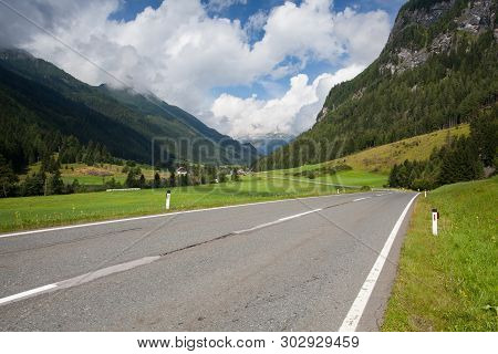 Summer Landscape In Obertauern Ski Resort, Salzburg Land,austria