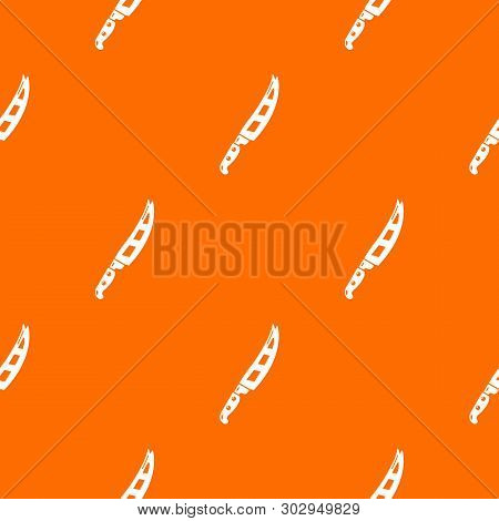 Knife Cooking Pattern Vector Orange For Any Web Design Best