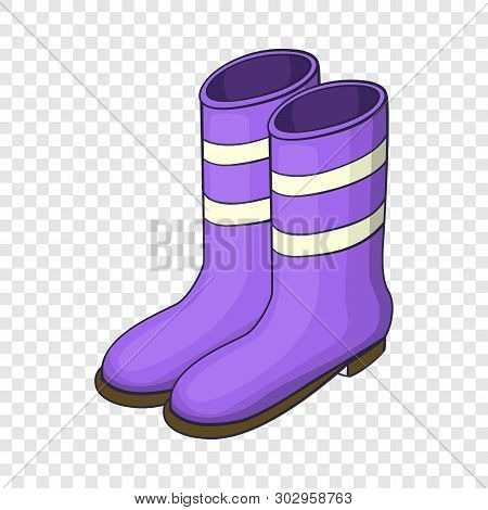 Work Boots Icon. Cartoon Illustration Of Work Boots Vector Icon For Web Design