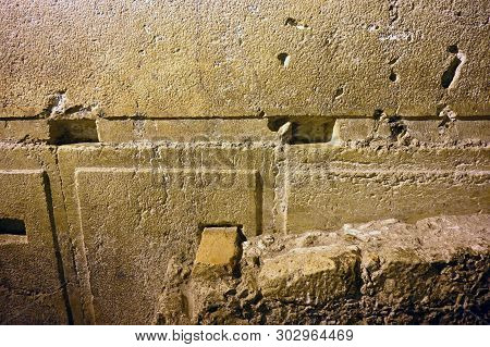 Block Connection Detail The Mystery Of History Megalithic Basement Western Walls Of Temple Mountain 