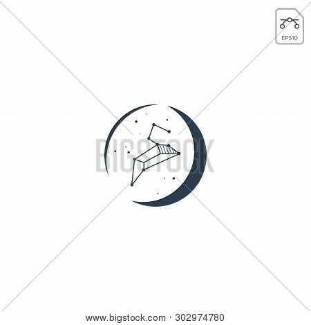 Zodiak Logo Or Symbol Design Vector Element Isolated