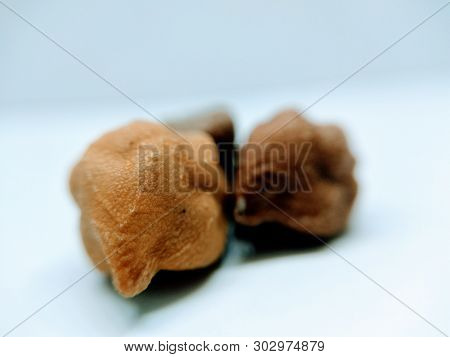 A Picture Of Chickpeas On White Background