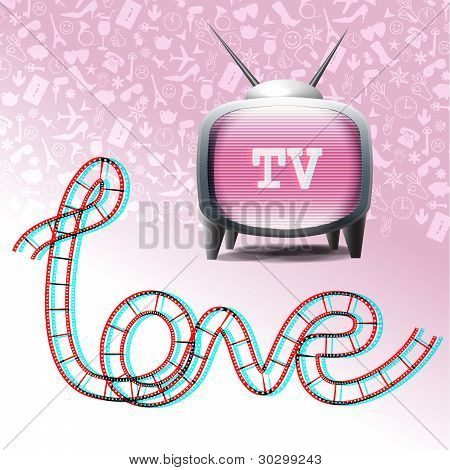 Láska televize symboly