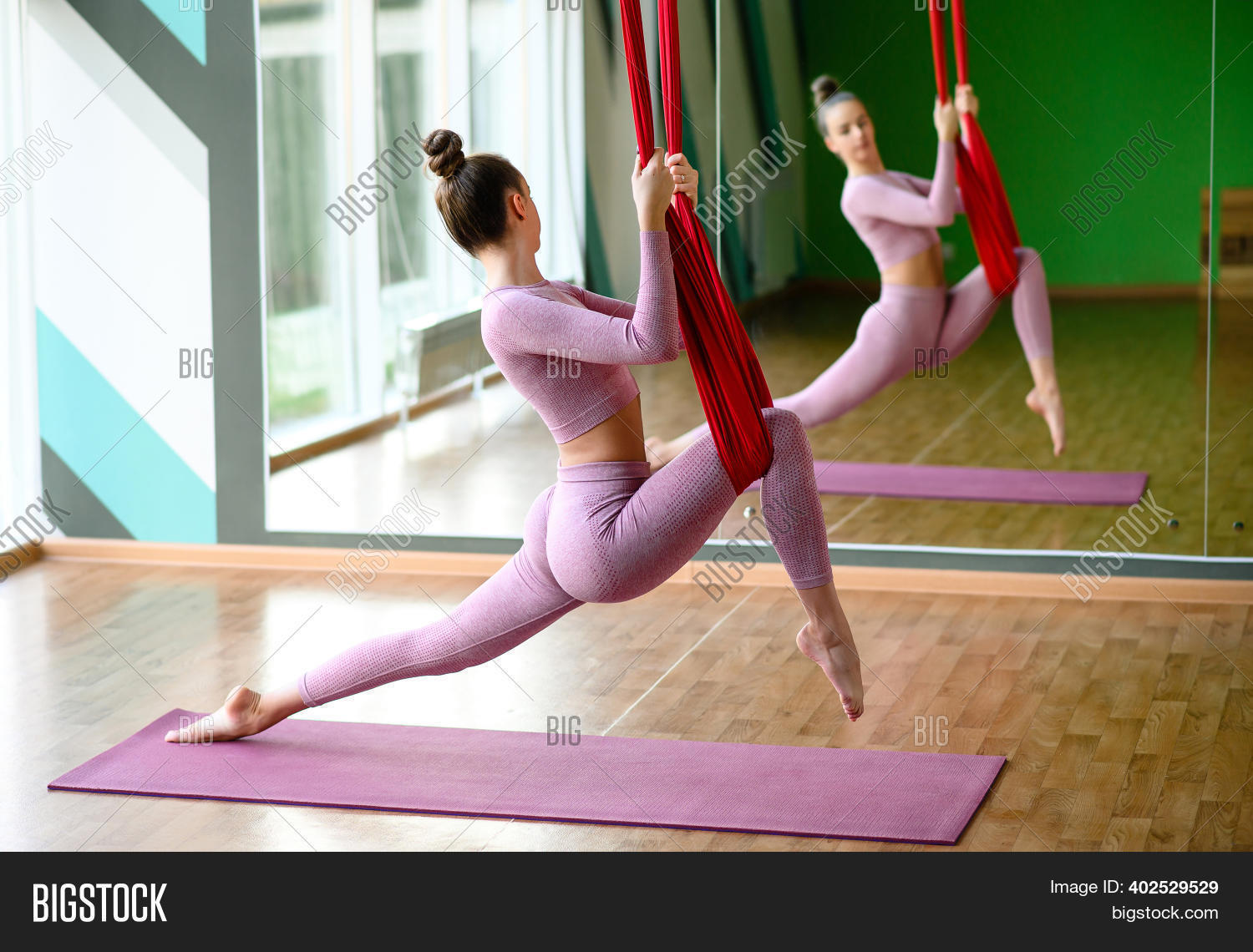 Aerial Yoga Hammocks. Image & Photo (Free Trial) Bigstock