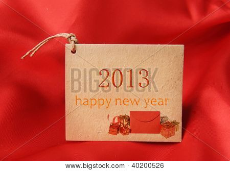 Weihnachts-Grußkarte mit 2013