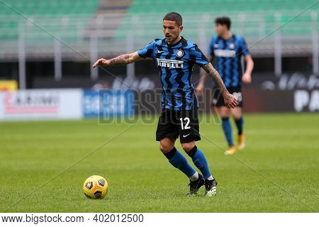 Milano, Italy. 03th January 2021. Stefano Sensi Of Fc Internazionale  During The Serie A Match Betwe