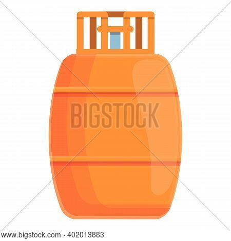 Air Burning Gas Stove Icon. Cartoon Of Air Burning Gas Stove Vector Icon For Web Design Isolated On 