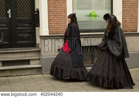 Deventer, Netherlands, 17 December 2016.  Dickens Festival In Deventer, Netherlands.