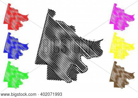 Cole County, Missouri (u.s. County, United States Of America, Usa, U.s., Us) Map Vector Illustration