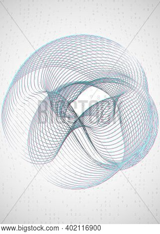 Artificial Intelligence Background. Digital Technology, Deep Learning And Big Data Concept. Abstract