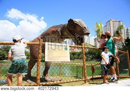 Dinosaur Pond In Salvador