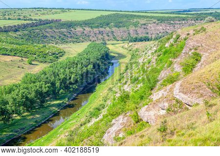 Spectacular Aerial Riverside View . Green River Valley