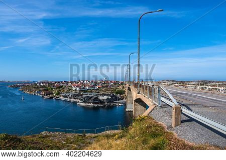View To The City Smoegen In Sweden.
