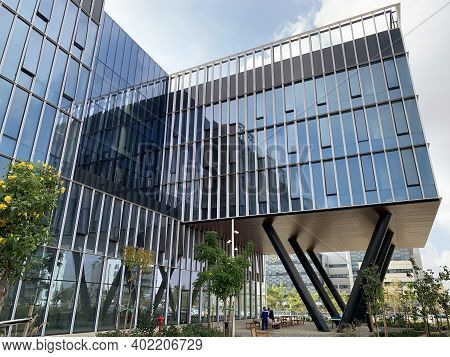 Beer Sheva, Israel - December 22, 2020: Rest Area  In The New High-tech Park In Beer Sheva