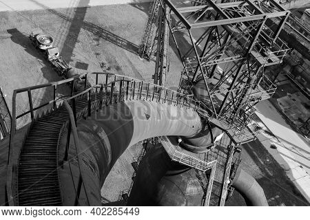 A View From The Rusty, Abandoned Steel City In Vítkovice In Czech Republic The Area Is Used As An In