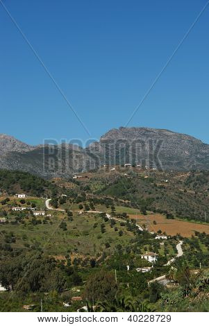 Venkovské krajiny, Andalusie, Španělsko.
