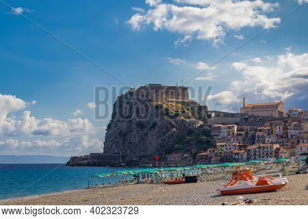 Castello Ruffo di Scilla castle in Calabria region, Italy