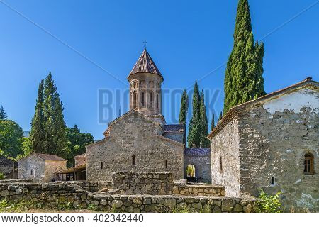 The Ikalto Monastery In The Late 6th Century  About 10 Km West Of The Town Telavi, Kakheti, Eastern 