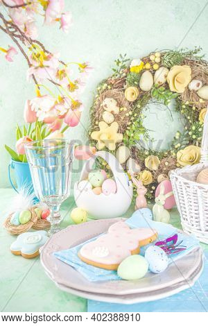Festive Easter Table Setting