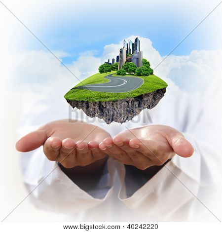 Paesaggio urbano moderno