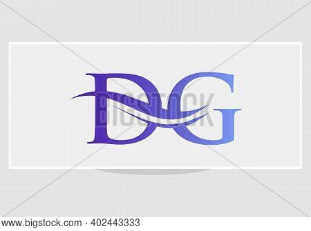 Dg Logo Design For Business And Company Identity. Creative Dg Letter With Luxury Concept.