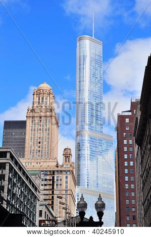 Turku - loka 1: Trump Tower Chicago lähikuva 1 lokakuu 2011 Chicagossa, Illinoisissa. Kun sen c