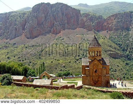 Noravank Monastery Was Founded In 1205. It Is Located 122 Km From Yerevan In A Narrow Gorge Made By 