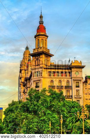 Architecture Of Downtown Buenos Aires In Argentina