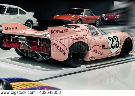 Stuttgart, Germany 6 March 2020: The Porsche 917-20 In \