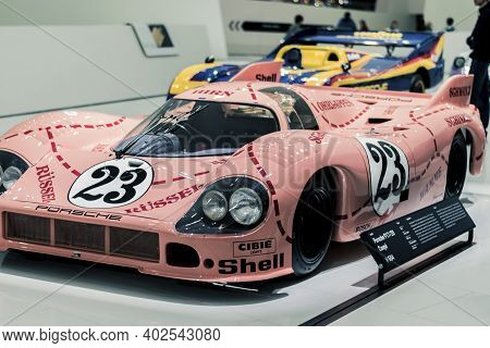 Stuttgart, Germany 6 March 2020: The Porsche 917-20 In \