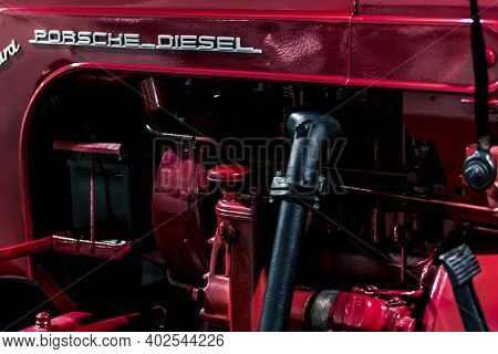 STUTTGART, Germany 6 March 2020: The Porsche-Diesel Schlepper 