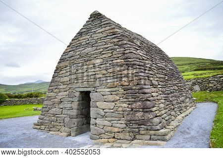 Gallarus Oratory In Dingle, Co. Kerry, The Best Preserved Early Christian Church In Ireland.