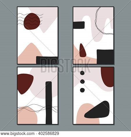 Modern Vector Abstract Interior Wall Art Printable