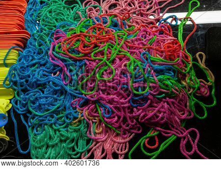 Lido Di Camaiore, Italy - September 7, 2011: Cheap Holiday Souvenirs Sold At A Street Market In Lido