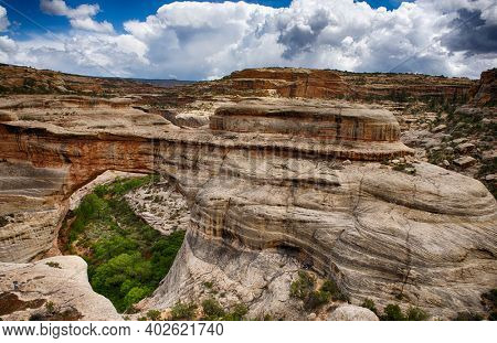 Sipapu Bridge in Natural Bridges National Monument. Utah, USA