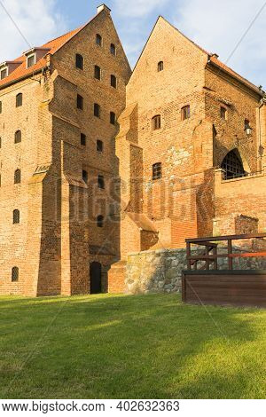 14th Century Grudziadz Granaries, Fortification Complex Of River Bank On The Vistula River, Grudziad